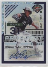 2024 Panini Prospect Edition 9/49 Christian Oppor #64 Auto 0u66