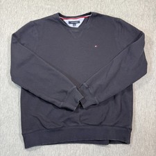 Tommy Hilfiger Sweatshirt Mens Large Black V-...