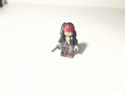 Lego minifigures Captain Jack Sparrow - Dark Brown Jacket, Bandana poc034