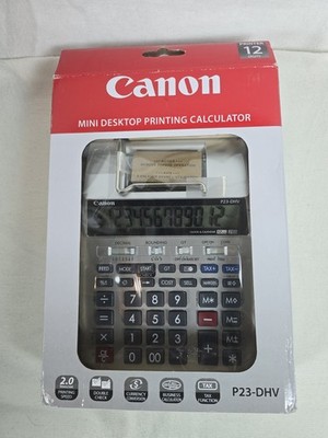 Canon P23-DHV Printing Calculator