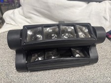 LED Mini Spider Light Effect 8x3W RGBW DMX Beam Color Mixing DJ Fixture Display