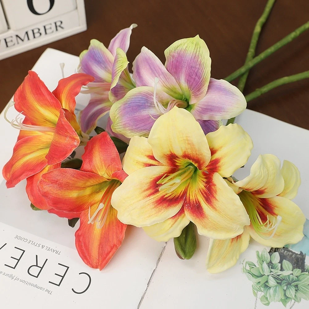 5 pezzi di fiori artificiali bouquet di velluto rosso finto fiore di rosa per la decorazione della tavola di casa di nozze regalo di Natale di San Valentino  15