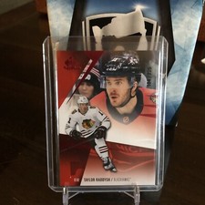 2023-24 Upper Deck SP Game Used Taylor Raddysh 104/226 37 Chicago Black Hawks
