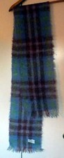 MADE IN SCOTLAND FOR BLOOMINGDALE'S SCARF- MOHAIR/WOOL-SZ-68' LONG X 9" WIDE