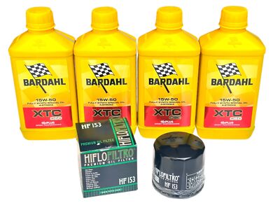 Set Service 4LT Öl BARDAHL XTC C60 15W50 + Filter Cagiva Lucky Explorer 750