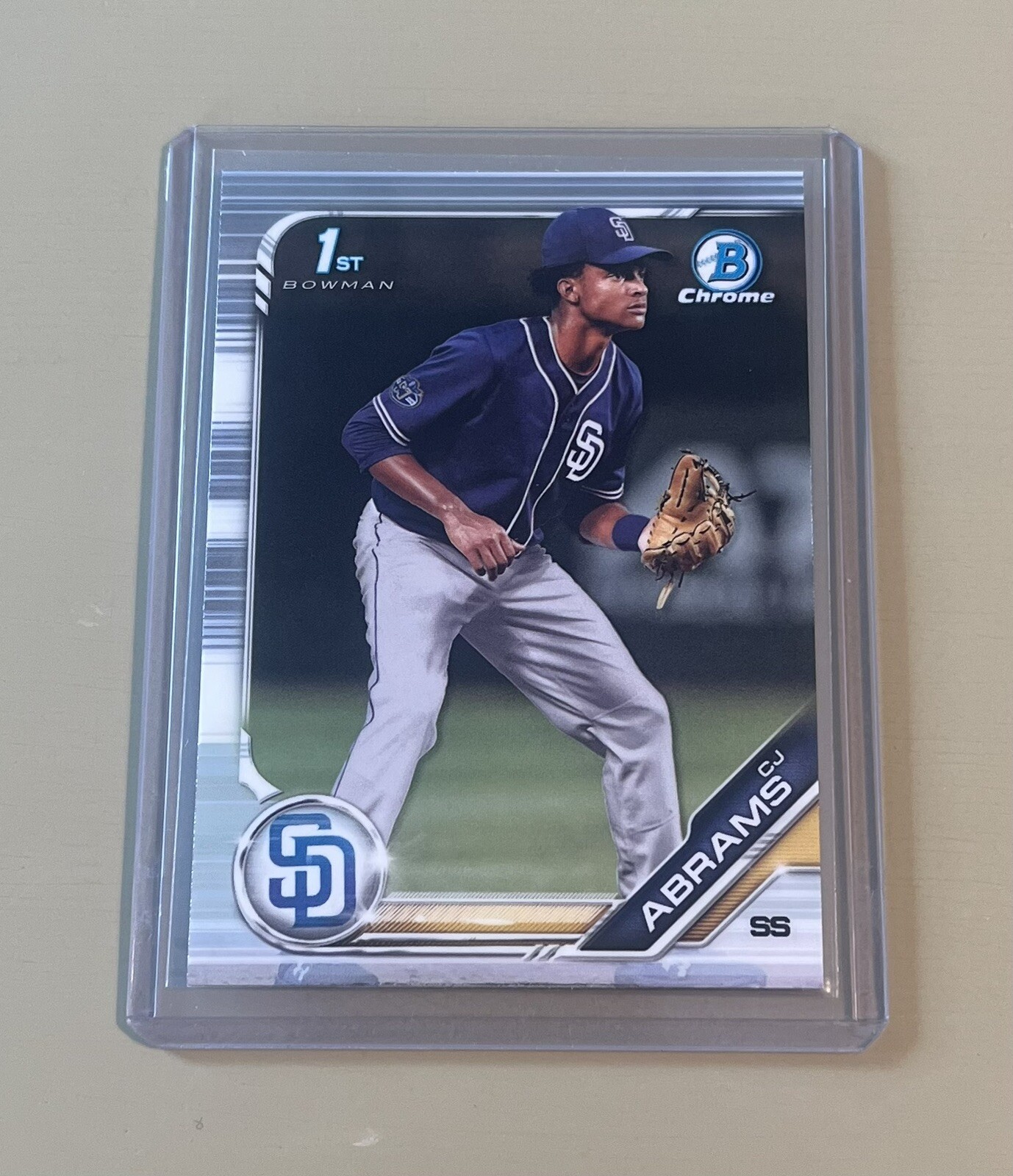 2019 Bowman Draft Chrome CJ Abrams 1st Bowman BDC-85 Padres Nationals