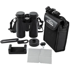10X42 Professional BAK4 Prism Waterproof Binoculars Telescope with Phone Holder