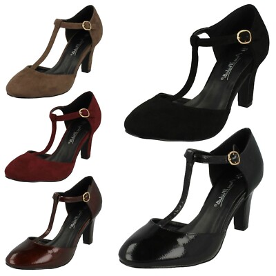 Anne Michelle Damen T-Bar Smarte Schuhe