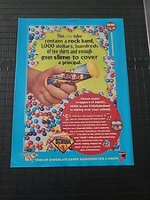 M&m Minis Nickelodeon Takes Over Your School Print Ad 1997 8x11 Great To Frame 