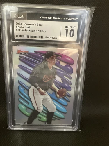 2023 Bowman's Best - Shellacked #SH-4 Jackson Holliday (RC) CGC 10 GEM MINT