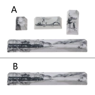 PBT Five Side Dye-Subbed Cherry Profile Spacebar Keycap for Mechanical Keyboard
