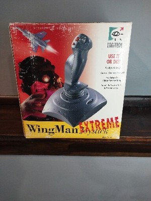 Vintage WingMan EXTREME Joystick (Logitech, 1994)   Complete CIB, Tested