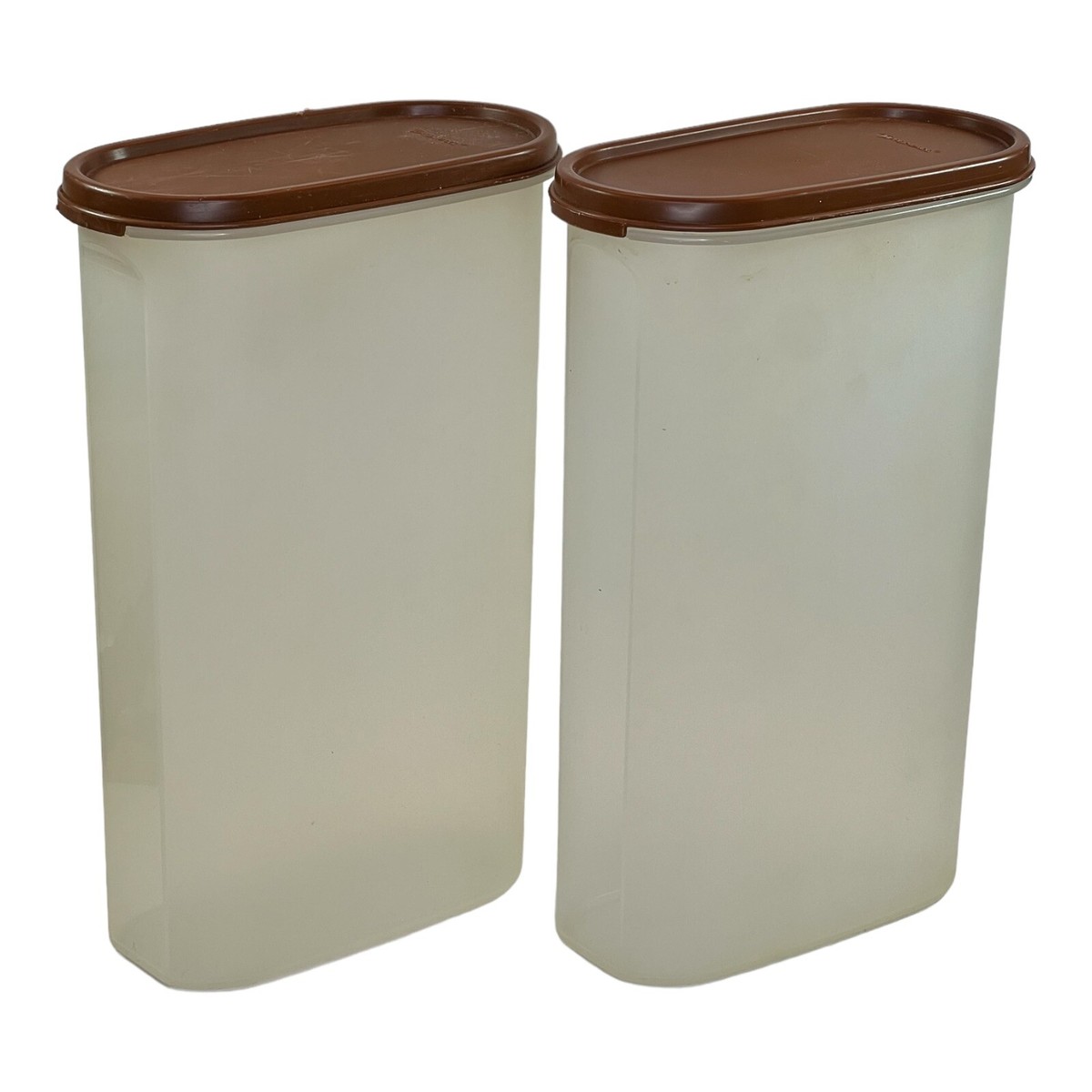 Lot De 2 Boîtes Tupperware Vintage – Couvercle à Pression, Plastique