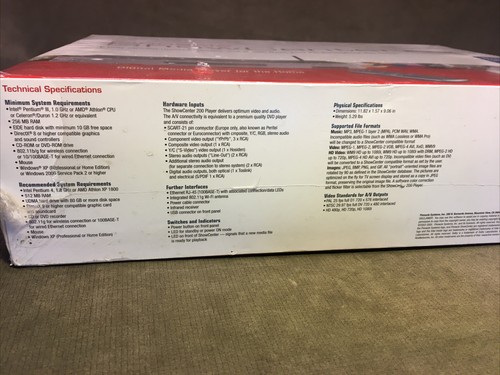 PINNACLE Showcenter 200 fanless multimedia player/streamer Wi-Fi NEW OLD STOCK - Picture 12 of 12