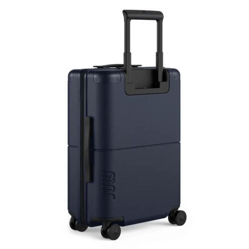 JULY Bagaglio Trasporto Classico Navy Hard Shell Silenzioso Ruote Telescopiche TSA Lucchetto - Foto 3 di 11