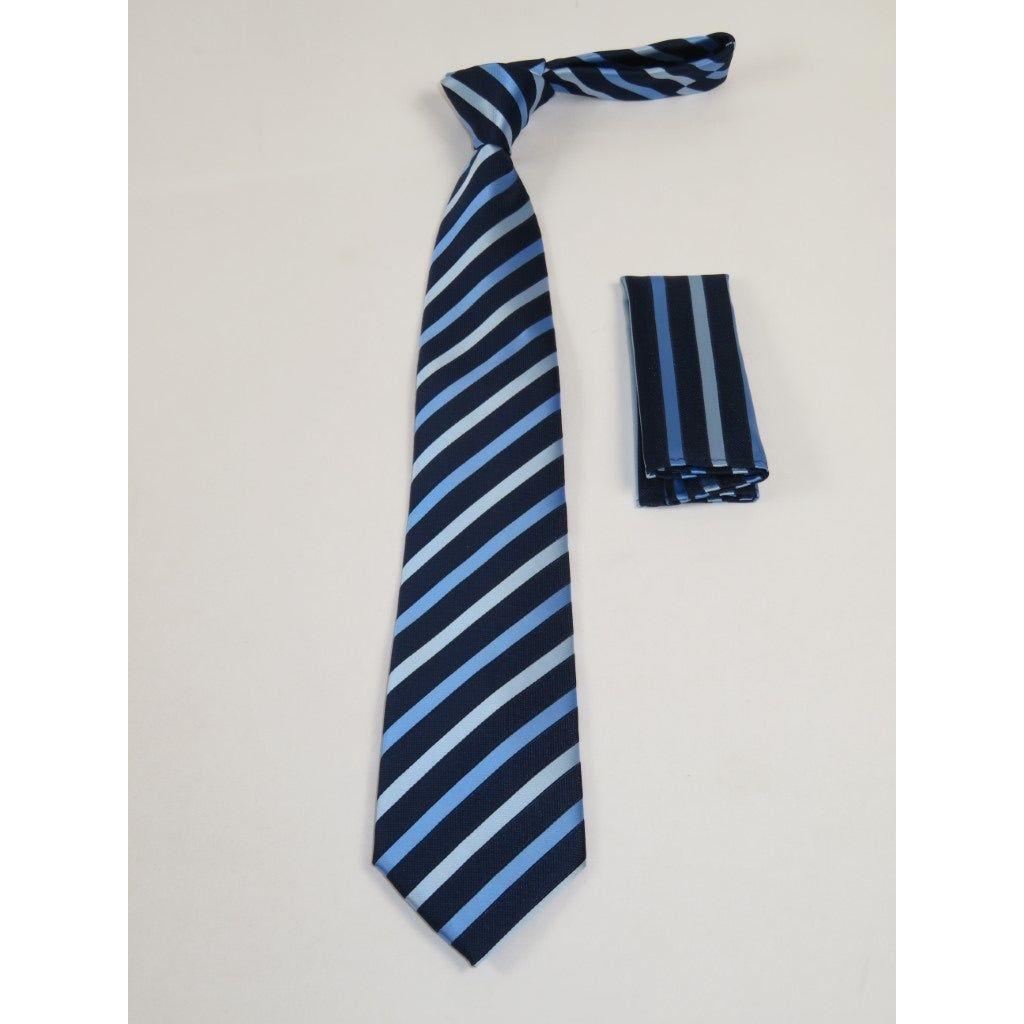 Мужской галстук и носовой платок Vito Rofolo из мягкой микрофибры Silky by J.Valintin VTR-32