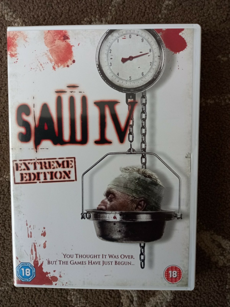 SAW 4 EXTREME EDITION DVD RATED 18 GORY JIGSAW | eBay