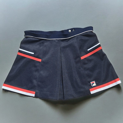 Fila Gonna Tennis Vintage 80S Made IN Italien Größe 44 Maßnahmen Von Check