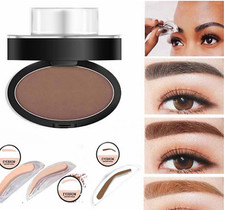 Eyebrow Powder Stamp Tint Stencil Kit Cosmetics Professional Makeup Waterproof E