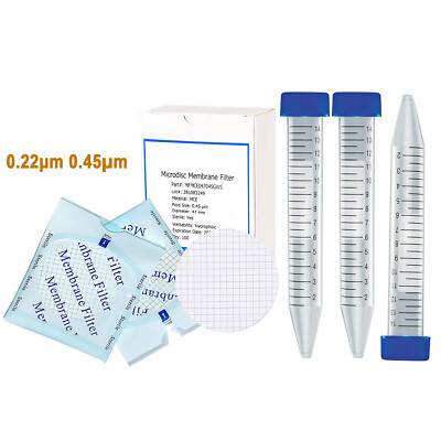 Conical Centrifuge Tubes 15mL|MCE Membrane Filter 0.22μm 0.45μm|Sterile,Lab Use