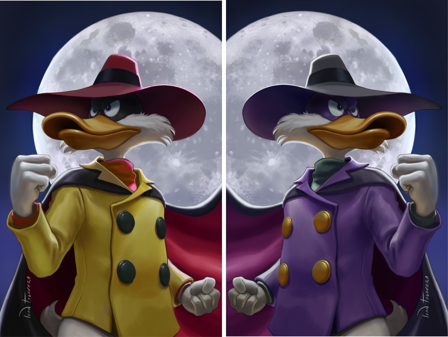 Disney Darkwing Duck Negaduck 1 Ivan Talavera Variants LTD 400 Each Dynamite