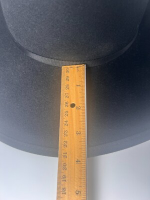 NEW Olive & Pique Black 100% Wool Cowboy Western Country Hat  display picture 2
