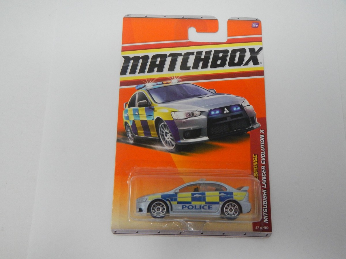 ミニカー Matchbox Mitsubishi Lancer Evolution X Matchbox Emergency Response Mitsubishi Lancer Evolution X | eBay