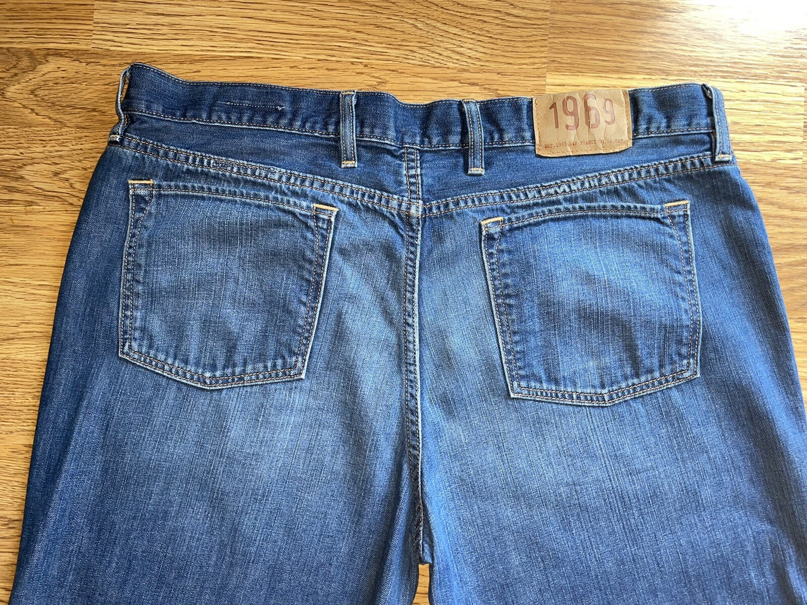 Gap 1969 Jeans Mens 40x34 Low Rise Boot Fit Gem