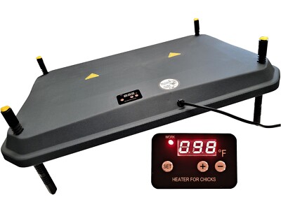 16''x24'' CHICK BROODER HEATING PLATE 66-WATTS DIGITAL HEAT TEMPERATURE ADJUSTABLE