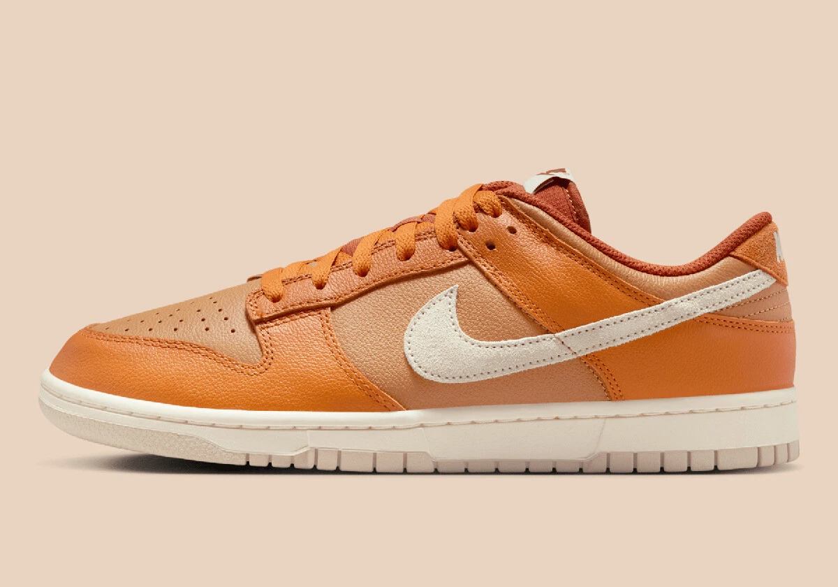 Nike Dunk Low Retro SE Monarch Light Orewood Brown Flax White HJ9121-815 Men NBY