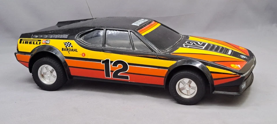 Vintage 80s Radio Shack Tandy BMW M1 Radio Controlled RC Car Tandy - Not Working - Image 2 of 4