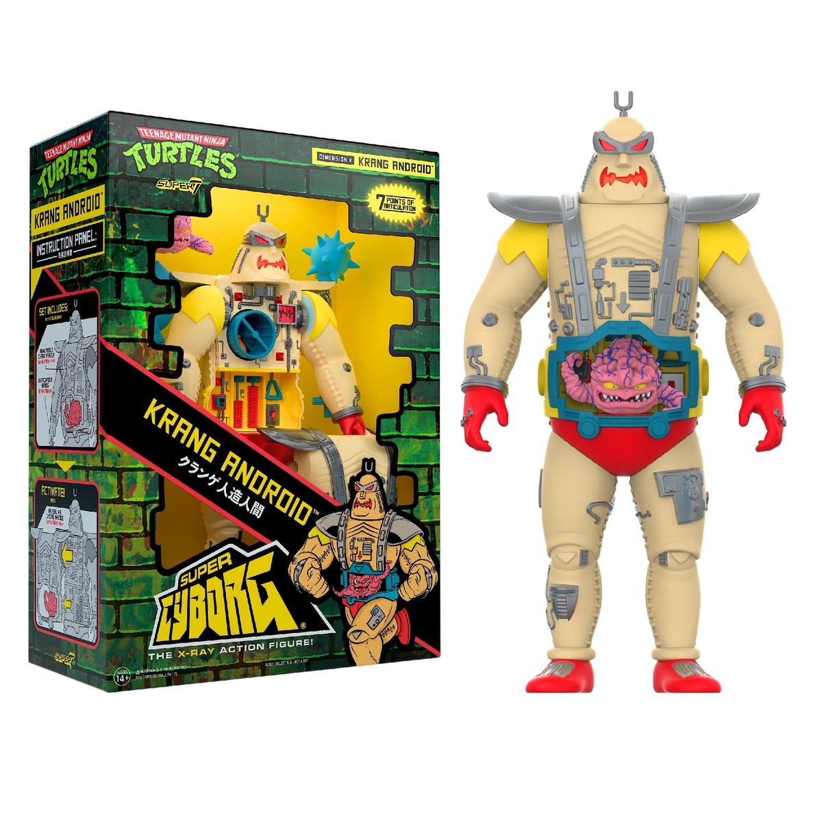Super7 Teenage Mutant Ninja Turtles Super Cyborg - Krang Android
