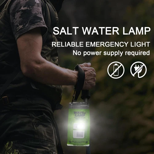 2 Pack Emergency Salt Water Lamp Portable Lantern - Bild 5 von 7