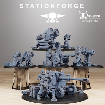 Grim Guard Battle Weapons - Station Forge - Tabletop Wargaming Korps Waffenteams