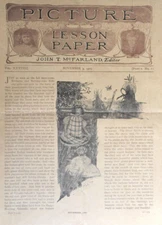 Picture Lesson Paper J T McFarland City of Refuge Whisper Song 1907