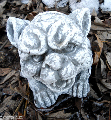 Gargoyle latex mold with plastic backup concrete plaster casting | eBay