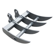 Rake Attachment Tool 520mm Depth For 1-2Ton Mini Excavator Digger High Grade