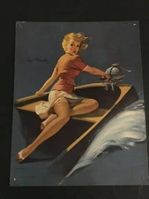 1940'S VINTAGE GIL ELVGREN PIN UP PRINT SEE WORTHY