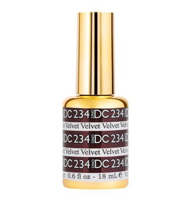 DND DC Mermaid Glitter Effect Gel Polish #234 - Velvet