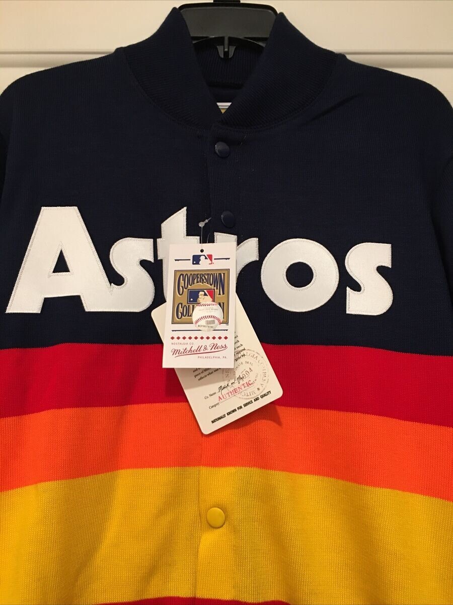 Houston Astros 1986 Mitchell & Ness Throwback Sweater: Extra Large