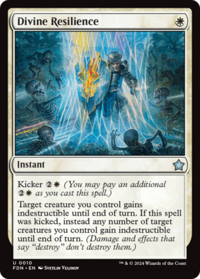 x4 Divine Resilience FDN Foundations MTG 10 UNCOMMON M/NM 4x