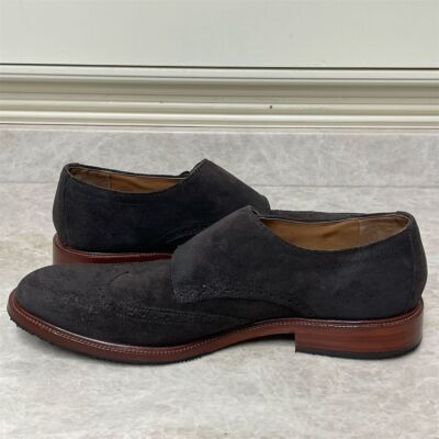 Trask men’s double monk strap suede dress shoe size 12. Brand new- never worn. Trask Dress Shoes Mens Size 11.5 Brown Suede Double Monk  main image 3