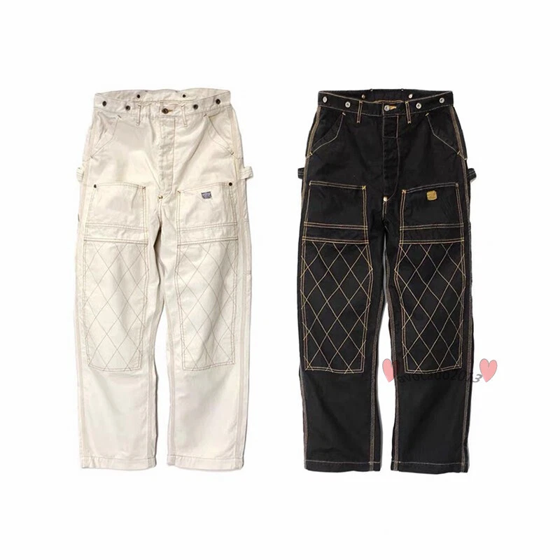 23SS Man Kapital Dual Color Gold Thread Logging Retro Casual