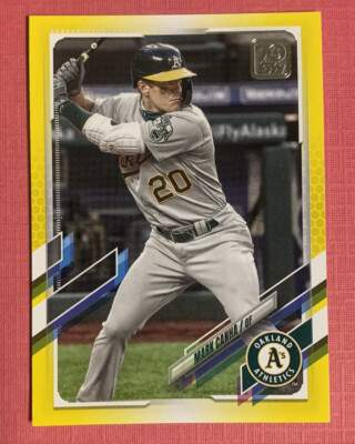 2021 Topps Series 1 Mark Canha Athletics #262 Walgreens Yellow Border | eBay