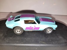 Vintage Aurora AFX-Camaro Z28 - Blue and Purple -HO Scale Slot car 1756