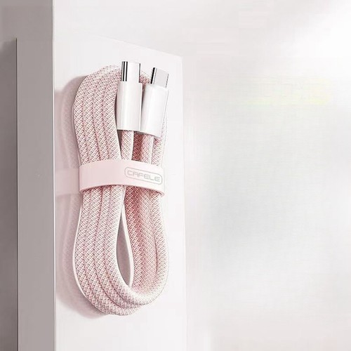 UN câble chargeur SYNC données de charge tressé C-TYPE-C (ROSE) NEUF - Photo 3 sur 4