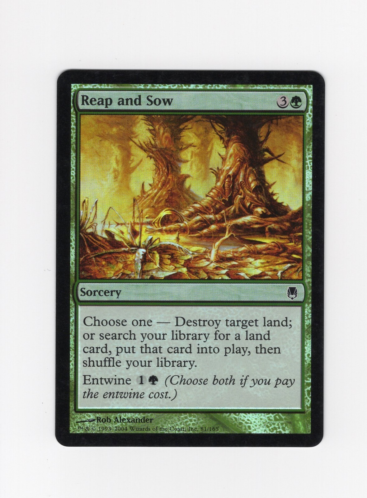 Reap and Sow FOIL Darksteel NM-/LP MTG Magic the Gathering 1