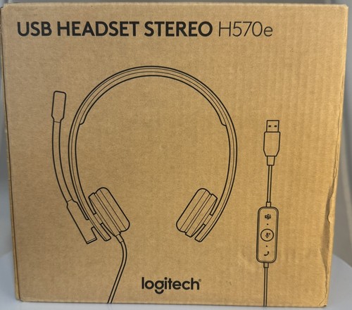Logitech H570e USB Headset w/Noise-Cancelling Microphone and Inline Controls
