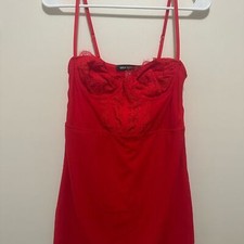Urban Outfitters medium red lace dress medium