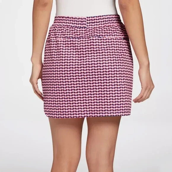 Lady Hagen Womens Golf Skort Size XL Geometric Retro Red Off To The Races  NEW